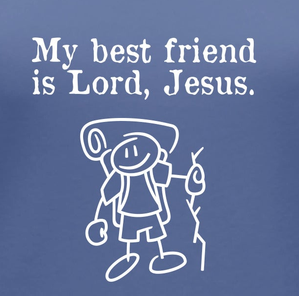 “My Best Friend Is the Lord, Jesus” Ladies Relaxed Jersey T-Shirt | Faith & Freedom Creations