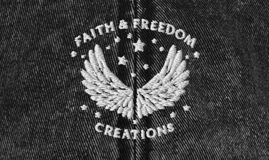 Faith & Freedom Vintage Cotton Twill Cap – Embroidered Christian Dad Hat | Faith Inspired Apparel